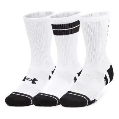 Ponožky UNDER ARMOUR 3 PACK-UA Perf Tech Nov Crew-WHT