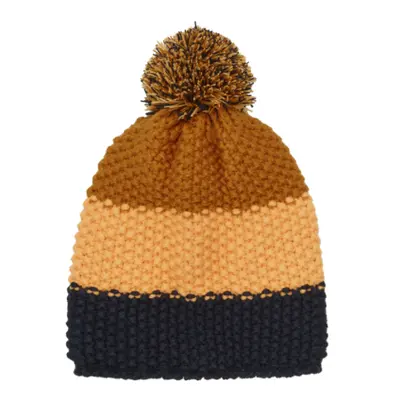 Gyermek téli sapka COLOR KIDS Hat - Colorblock-3520-Orange Pop