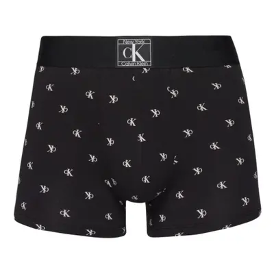 Férfi boxerek CALVIN KLEIN 1 PACK-TRUNK-DIAMOND LOGO_BLACK