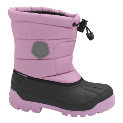 Lányok magas téli csizma COLOR KIDS Boots - WP-5214-Lilac chiffon