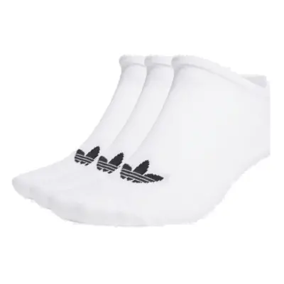 Ponožky ADIDAS ORIGINALS 3 PACK-TREFOIL LINER-S20273-3 PACK-WHITE WHITE BLACK