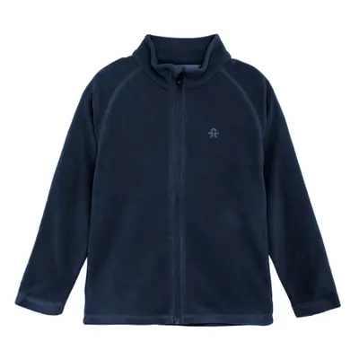 Turisztikai gyapjú pulóver cipzárral COLOR KIDS Fleece Jacket, Full Zip-870-Total Eclipse