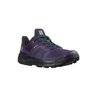 Női alacsony túracipő SALOMON OUTline Prism GTX W grape black deep teal