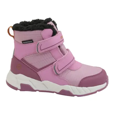 Lányok magas téli csizma COLOR KIDS Boots W. Velcro, WP-5214-Lilac chiffon