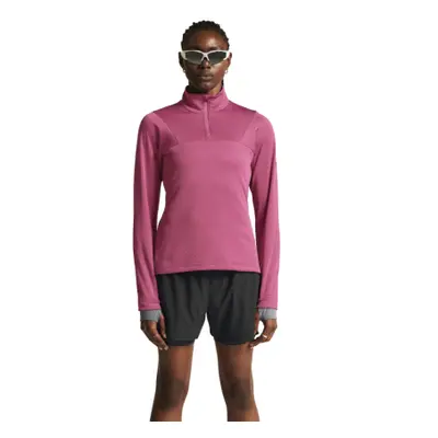 Hőszigetelt női futópulóver 1 2 cipzárral CRAFT CORE GAIN THERMAL MIDLAYER W-744000-Rouge