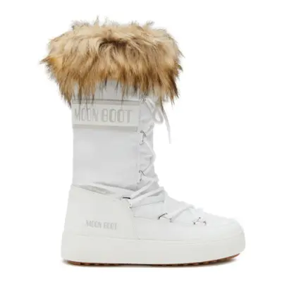 Női magas téli csizma MOON BOOT MB LTRACK MONACO WP-A001 WHITE