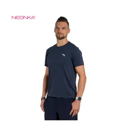 Rövid ujjú férfi futópóló ANTA SS Tee-MEN-852125105-4-Norse Blue Heather Grey