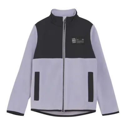 Cipzáros, gyapjú lány pulóver COLOR KIDS Fleece Jacket -6053-Languid Lavender