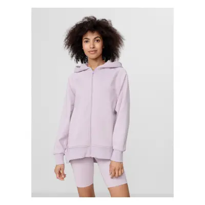 Női kapucnis pulóver 4F WOMENS SWEATSHIRT BLD024-52S-LIGHT VIOLET