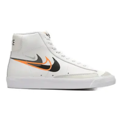 Férfi járócipő NIKE Blazer Mid 77 white bright mandarin medium ash black