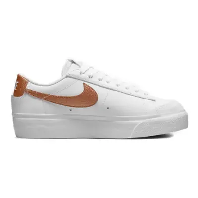 Női járócipő NIKE Blazer Low Platform white black sail metallic copper