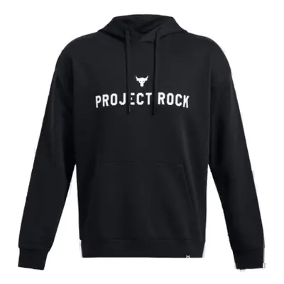 Hőszigetelt kapucnis férfi pulóver UNDER ARMOUR PROJECT ROCK PROJECT ROCK Icon Fleece Hdy-BLK