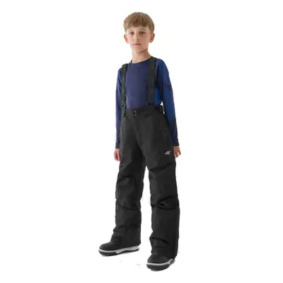 Fiú sínadrág 4F JUNIOR TROUSERS FNK-JWAW24TFTRM656-20S-DEEP BLACK