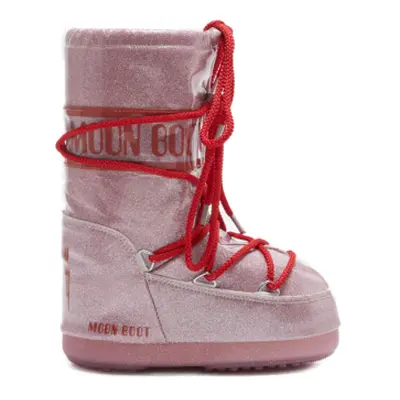 Junior magas téli csizma MOON BOOT MB ICON JR GLITTER-J001 PINK