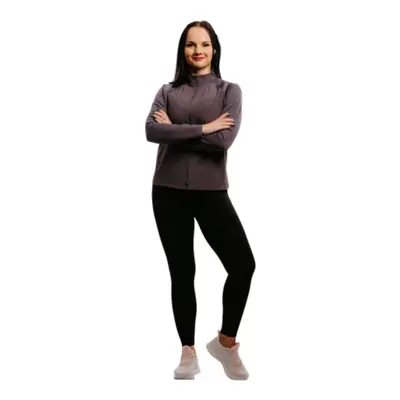 Női futókabát ANTA Knit Track Top-862215702-1-22_Q1-Dark purple-grey