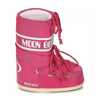 Gyermek magas téli csizma MOON BOOT Icon Nylon bouganville Kids