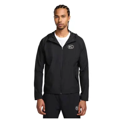 Pánska tréningová mikina s kapucňou NIKE M NSW SW AIR RUN JKT-010 BLACK REFLECTIVE SILV