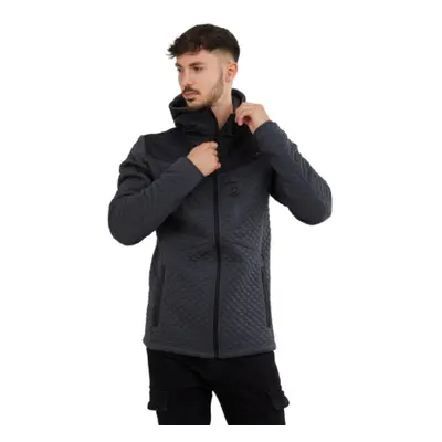 Hőszigetelt férfi pulóver cipzárral FUNDANGO Ashford Insulated Fleece Jacket-780-antracit