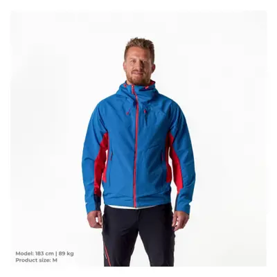 Férfi túra softshell kabát NORTHFINDER PRINCETON BU-3976OR-286-bluered