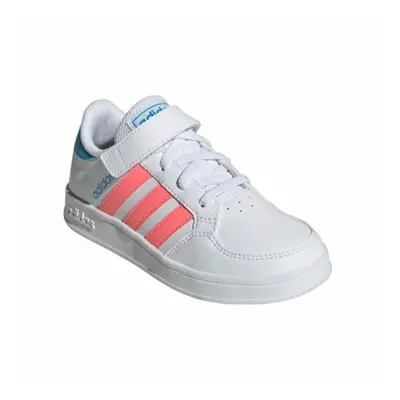 Gyerek szabadidős lábbelik ADIDAS Breaknet EL C footwear white acid red sky rush