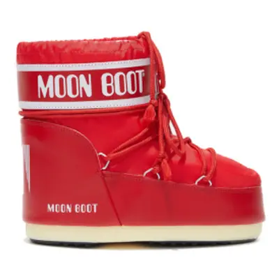 Női téli bokacsizma MOON BOOT Icon Low Nylon red