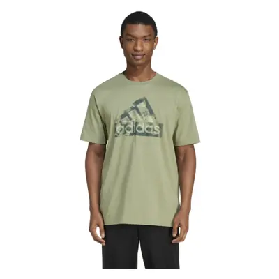 Rövid ujjú férfi póló ADIDAS M FI LOGO T-IW2654-Green