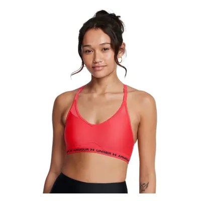 Női edző sportmelltartó UNDER ARMOUR UA Crossback Low Bra-RED