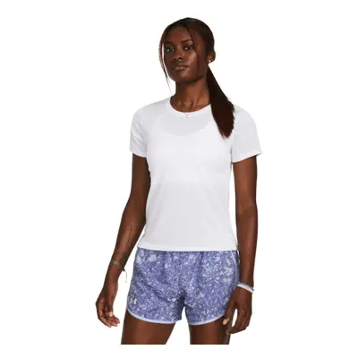 Rövid ujjú női edzőing UNDER ARMOUR UA Launch Shortsleeve-WHT