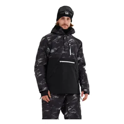 Férfi sídzseki FUNDANGO Tilbury Logo Anorak-893-black camouflage