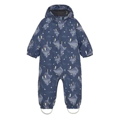 Gyermek téli overál COLOR KIDS Coverall - AOP-741593.7150-Vintage Indigo