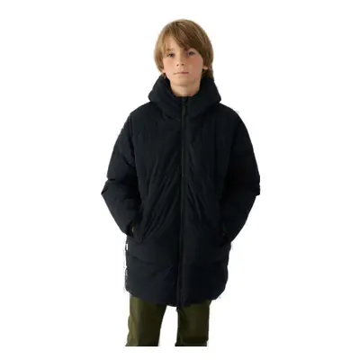 Fiú kabát 4F JUNIOR DOWN JACKET-JWAW24TDJAM464-20S-DEEP BLACK