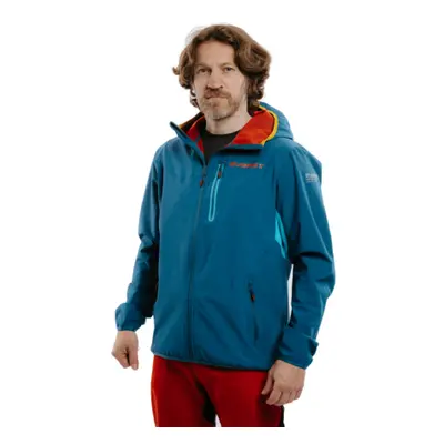 Férfi túrakabát EVERETT LightSoftshell M oceanblue