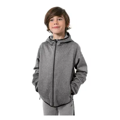 Fiú túra softshell kabát 4F JUNIOR BOYS SOFTSHELL JSFM001-24M-MIDDLE GREY MELANGE