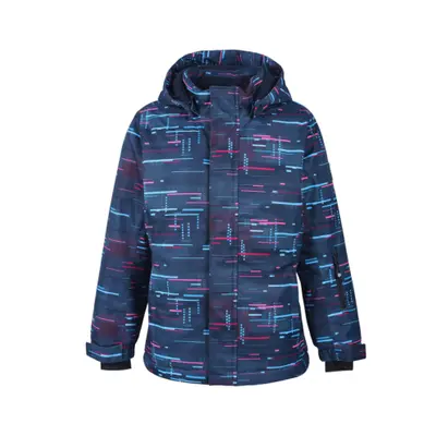 Fiú síkabát COLOR KIDS Ski jacket AOP, AF 10.000, total eclipse 740684.7850