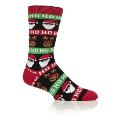 Férfi zokni HEAT HOLDERS 1 PACK-MEN LITE HO HO HO-CHRISTMAS SOCKS