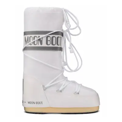 Dámske vysoké zimné topánky MOON BOOT ICON NYLON, 006 white