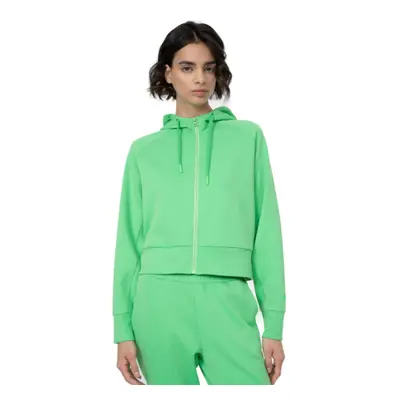 Női pulóver cipzárral 4F SWEATSHIRT F536-41S-GREEN