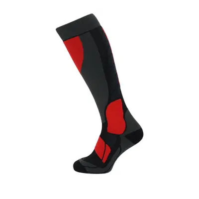 Kompressziós sízokni BLIZZARD Compress 120 ski socks, black grey red