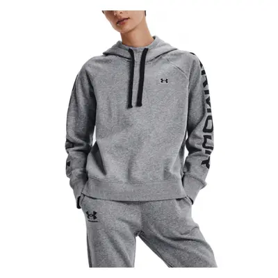 Női edzőpulóver kapucnival UNDER ARMOUR Rival Fleece CB Hoodie-GRY