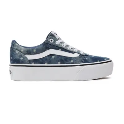 Női szabadidős lábbelik VANS WM Ward Platform (Denim Dots) moonlight blue white