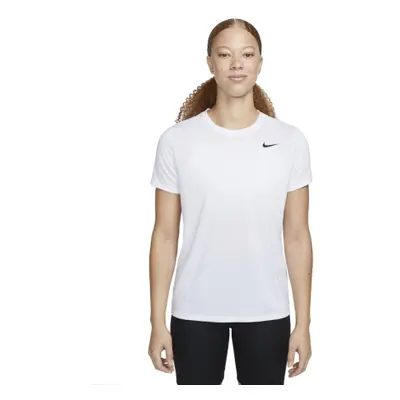 Dámske tréningové tričko s krátkym rukávom NIKE W NK DF RLGD SS TEE-100 WHITE BLACK