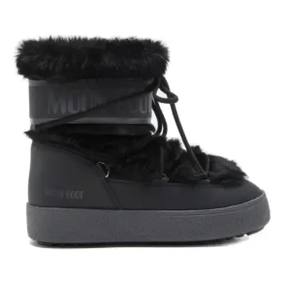 Női téli bokacsizma MOON BOOT L-Track Faux Fur black