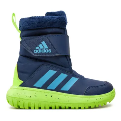 Fiúk magas téli csizma ADIDAS Winterplay dark blue blue burst dark blue