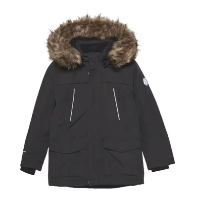 Fiú kabát COLOR KIDS Parka w.fake fur, AF 10.000, phantom