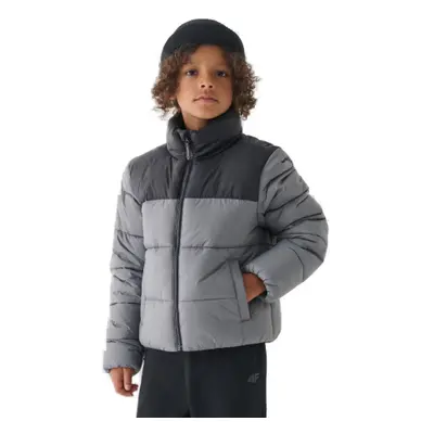 Fiú kabát 4F JUNIOR DOWN JACKET-JWAW24TDJAM461-25S-GREY