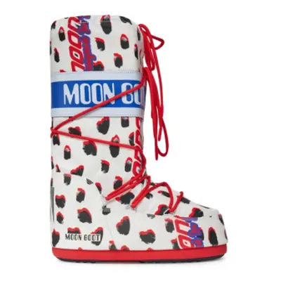 Magas téli csizma MOON BOOT Icon Retrobiker dalmatian