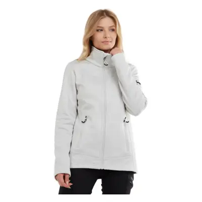 Női sípulóver cipzárral FUNDANGO Antila Fleece Jacket-120-white heather