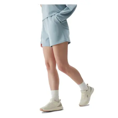 Női tréningruha rövidnadrág 4F SHORTS CAS-4FWSS24TSHOF324-34S-LIGHT BLUE