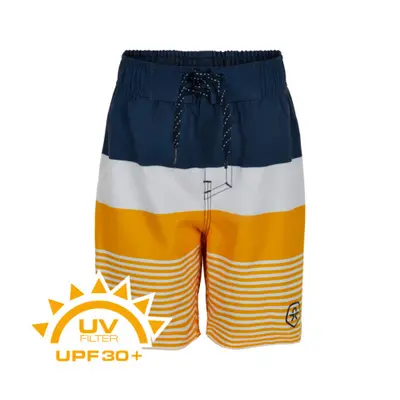 Fiú fürdőruha COLOR KIDS Swim shorts stripes UPF 30+ Saffron