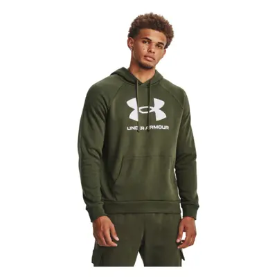 Hőszigetelt kapucnis férfi pulóver UNDER ARMOUR UA Rival Fleece Logo HD-GRN